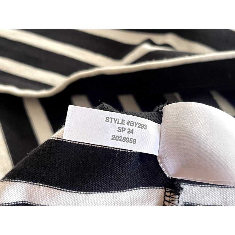 J Crew Sz XS Classic Mariner Cloth T-Shirt Black Boatneck Stripe Preppy Nautical - Picture 12 of 12
